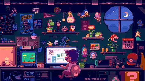 Pixel Art Wallpaper Gif