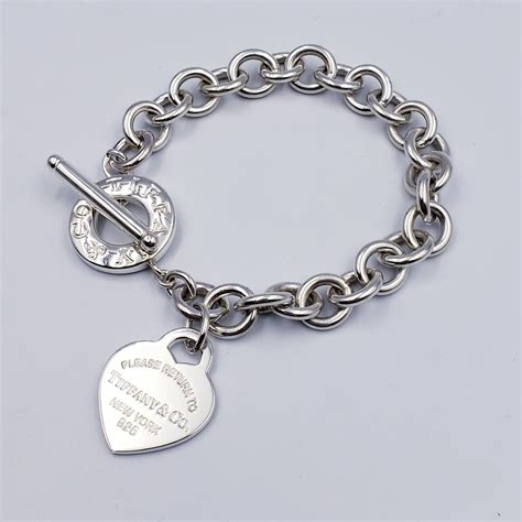 Tiffany & Co. 925 Sterling Silver "Please Return To Tiffany & Co" Heart ...