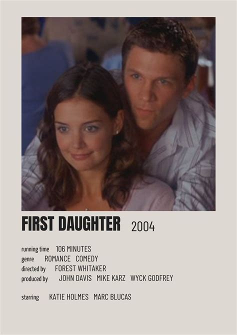 First Daughter Movie Poster