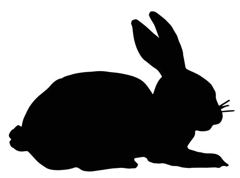 Rabbit Silhouette Clipart