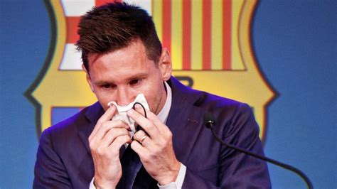 Lionel Messi Press Conference Crying Emotional whatsapp status | Messi FC Barcelona Sad Status ...