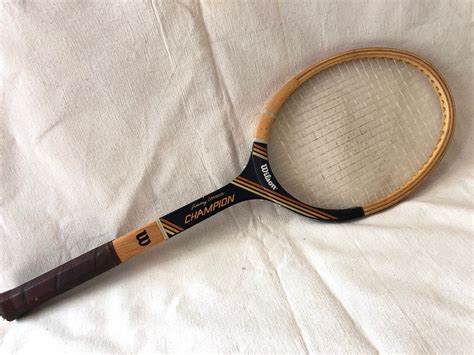 Vintage Wilson Jimmy Connors Champion Wood Tennis Racquet | Etsy ...