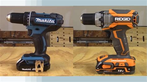 Makita Drill vs RIDGID Drill Comparison - YouTube