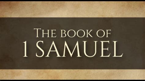 The Book of 1 Samuel - From The Bible Experience - YouTube