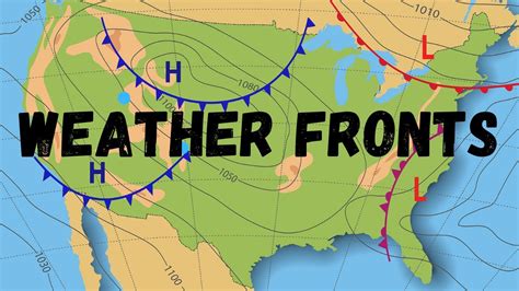 Weather Front Chart - YouTube