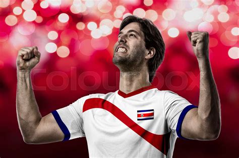 costa rican soccer player | Stock image | Colourbox