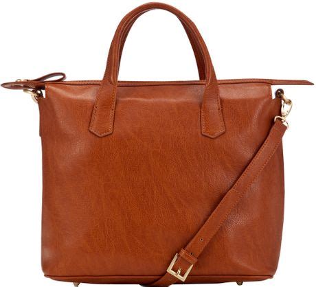 John Lewis New Grainy Soft Tote Handbag in Brown (Tan) | Lyst