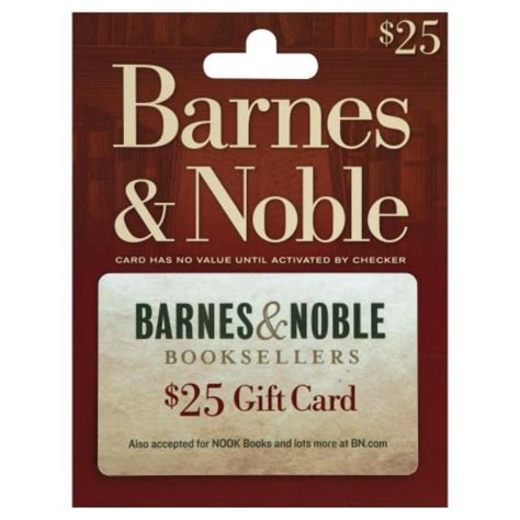 Barnes & Noble $25 Gift Card, 1 ct - Kroger