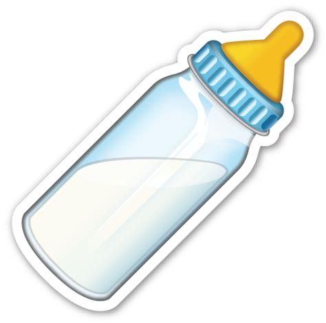 Baby Bottles Emoji Infant Sticker - milk bottle png download - 530*526 ...