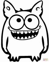 Funny Monster Coloring Pages sketch template