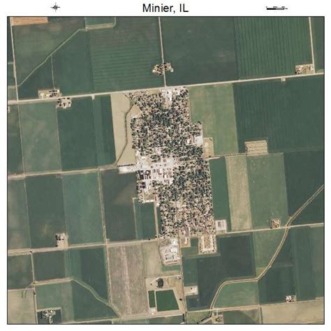 Aerial Photography Map of Minier, IL Illinois