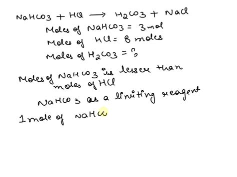 SOLVED: The first step in the reaction of Alka-Seltzer with stomach ...