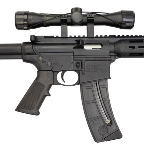 Smith & Wesson M&P15-22 Sport II Package 22 LR, 16.5" Barrel, 4X32 Scope, Caldwell XLA Bipod, M ...