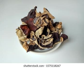 Dried Wood Ear Fungus Black Mushrooms Stock Photo (Edit Now) 1575118267