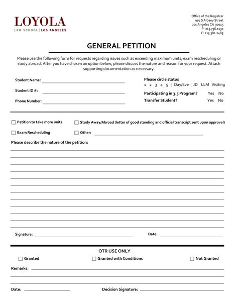 FREE 18+ Legal Petition Form Samples, PDF, MS Word, Google Docs