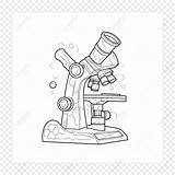 This Microscope Illustration Is A Black And White Pagechildren S  sketch template