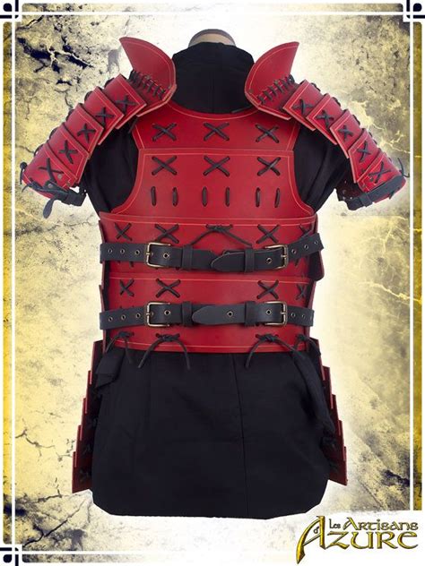 Samurai Armor with Pauldrons - Leather Armor for LARP in 2020 | Samurai ...