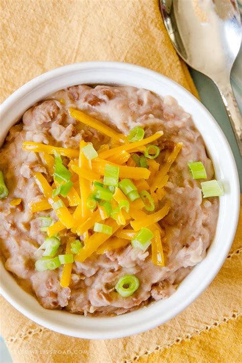 Easy Homemade Refried Beans Recipe | YellowBlissRoad.com