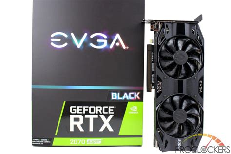 EVGA GeForce RTX 2070 SUPER BLACK GAMING Review | PROCLOCKERS