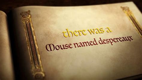 The tale of despereaux movie trailer - YouTube