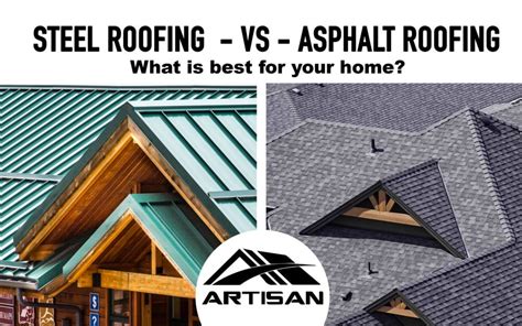 The Difference Between Asphalt Shingles And Metal Roofs Roofing And ...