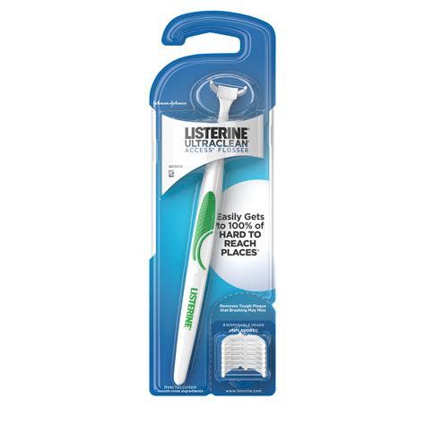 【メーカー再生品】 Listerine Ultraclean Access Flosser Refill Heads, Mint, 28 Count - 2 Pack - www.enklu.com