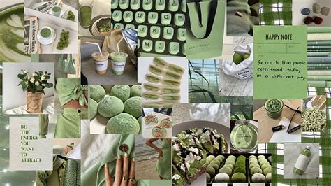 Aesthetic Green Laptop, light green collage HD wallpaper | Pxfuel