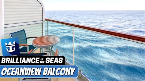 Brilliance of The Seas | Oceanview Balcony Stateroom Tour & Review 4K | Royal Caribbean Cruise ...