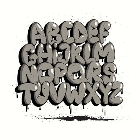 Graffiti Bubble Letters Stock Illustrations – 665 Graffiti Bubble ...