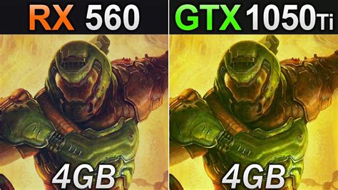 RX 560 Vs. GTX 1050 Ti | How Much Performance Difference in 2020? - YouTube