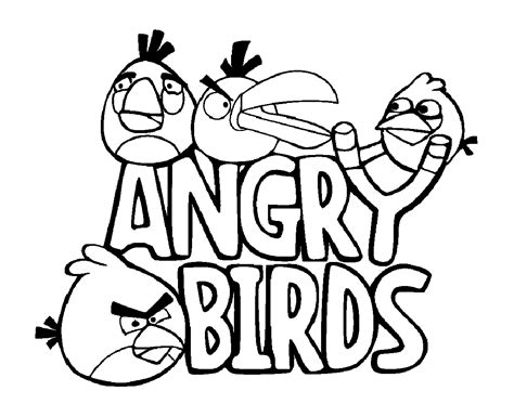 Printable Coloring Pages For Kids Angry Birds