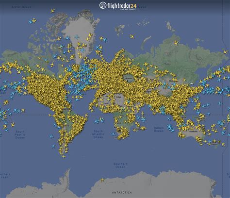 Flightradar24 on Twitter: "Global air traffic on the first day of 2023. https://t.co/OCno2bPK0s ...