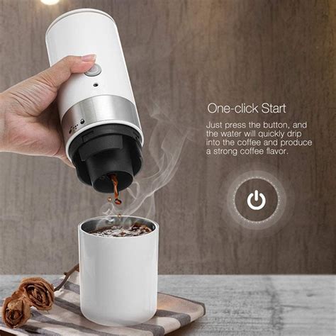 Mini Electric Portable Coffee Maker Espresso Handheld Machine