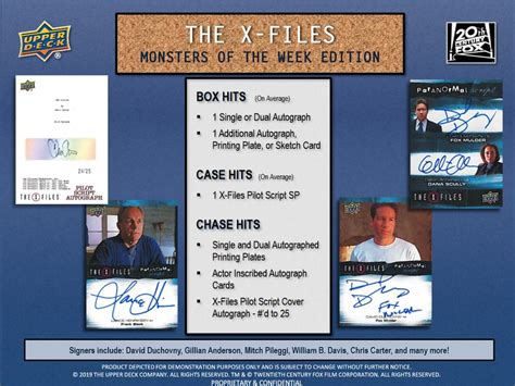 THE X-FILES MONSTERS OF THE WEEK EDITION HOBBY BOX - Breakaway Sports Cards