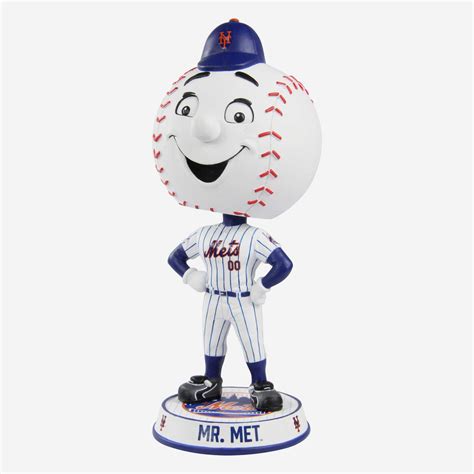 Mr Met New York Mets Mascot Bighead Bobblehead FOCO