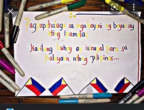 slogan about kalayaan - Brainly.ph