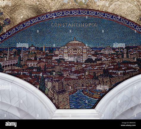 Constantinople Mosaic Westminter Cathedral Stock Photo - Alamy