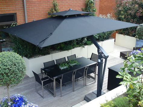 Creating An Outdoor Oasis: Large Offset Patio Umbrellas - Patio Designs