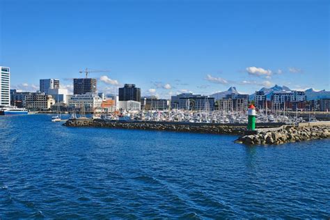 Bodo (ferry Port To Moskenes on the Lofoten Archipelago), Norland County, Norway Stock Image ...