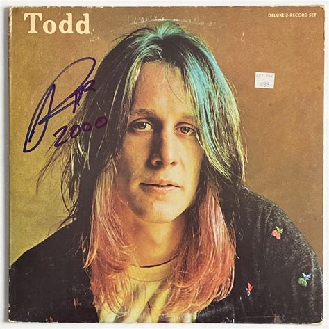 Lot Detail - Todd Rundgren In-Person Signed “Todd” Record Album (John ...