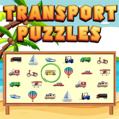 Transport Puzzles - Play Transport Puzzles Online for Free at NGames