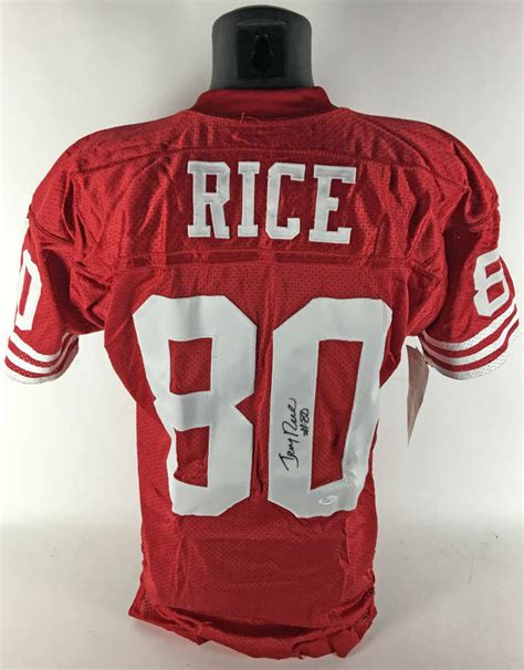 Lot Detail - Jerry Rice Signed Official On-Field 75th Anniversary 49ers ...