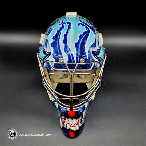 Philipp Grubauer Goalie Mask Unsigned 2021 Seattle V2 Tribute – Goalie ...