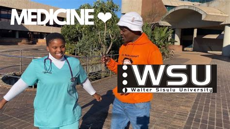 Studying Medicine at Walter Sisulu University | WSU - YouTube