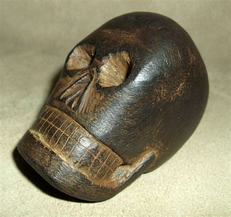 Very Old Rare Stone Indian Artifact Human Skull Effigy Native American | Indian artifacts ...