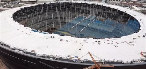 Roof installation update at Allegiant Stadium | Stadia Magazine