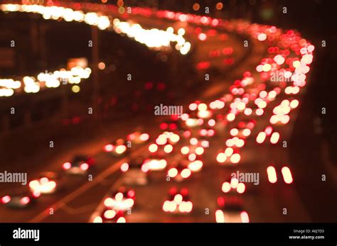 Traffic on a Busy Street Stock Photo - Alamy