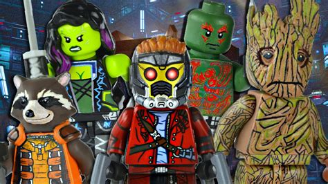 LEGO Marvel : Guardians of the Galaxy Minifigures - Showcase - YouTube