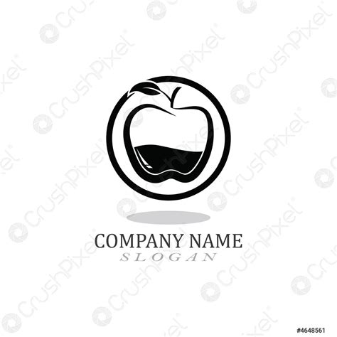 Black Apple logo and symbol vector illustration icon - stock vector ...