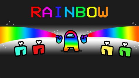 RAINBOW Imposter Role in Among Us... - YouTube